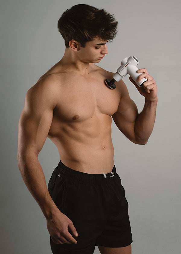 Pistola de masaje muscular con frío y calor InnovaGoods