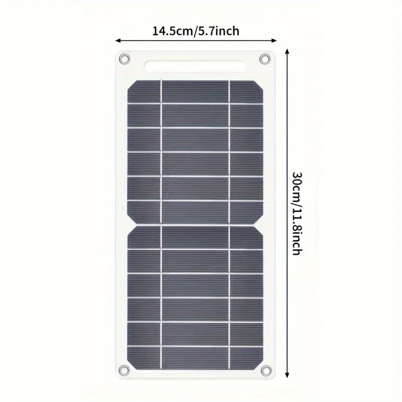 Panel solar portátil 5 V para carga de pequeños dispositivos
