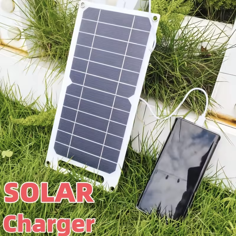 Panel solar portátil 5 V para carga de pequeños dispositivos