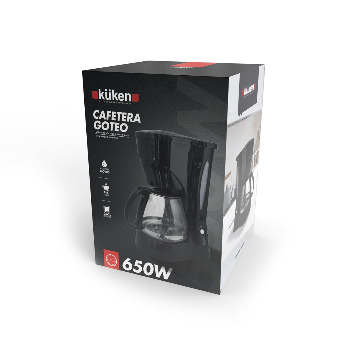 Cafetera de goteo Küken 34358, 6 tazas
