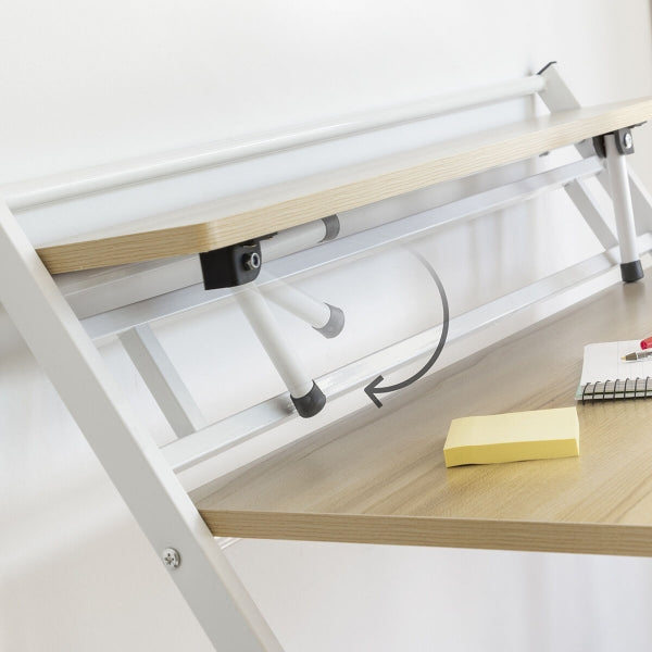 Escritorio plegable con estante InnovaGoods