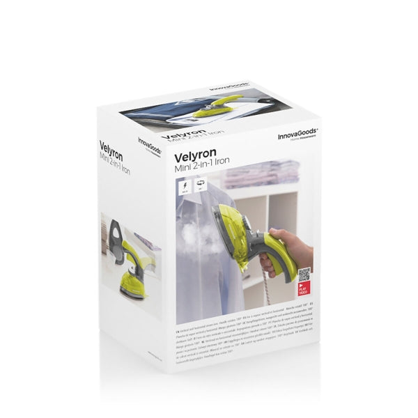 Miniplancha de vapor vertical y horizontal 2 en 1 InnovaGoods