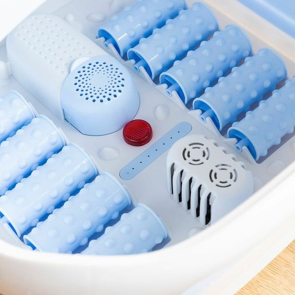 Spa plegable para pies con rodillos e hidromasaje InnovaGoods