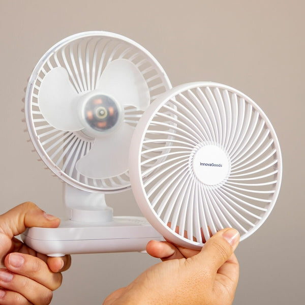 Ventilador personal de mesa InnovaGoods Ø 5,4"