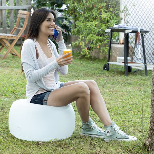 Asiento hinchable con luz LED multicolor InnovaGoods