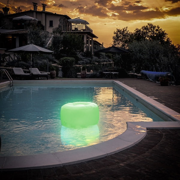 Asiento hinchable con luz LED multicolor InnovaGoods