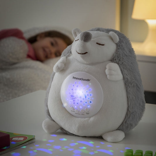 Erizo de peluche con luz y música relajantes InnovaGoods