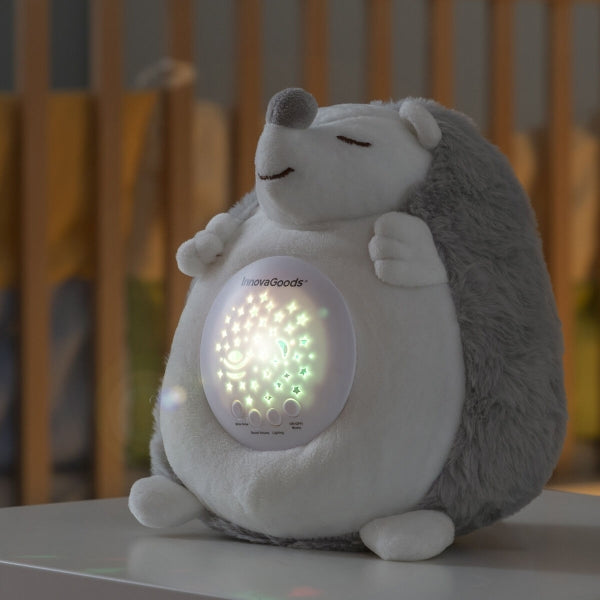 Erizo de peluche con luz y música relajantes InnovaGoods