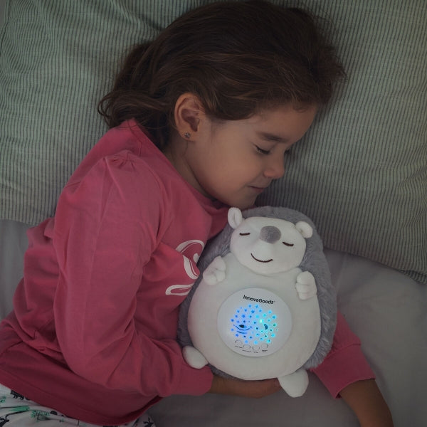 Erizo de peluche con luz y música relajantes InnovaGoods