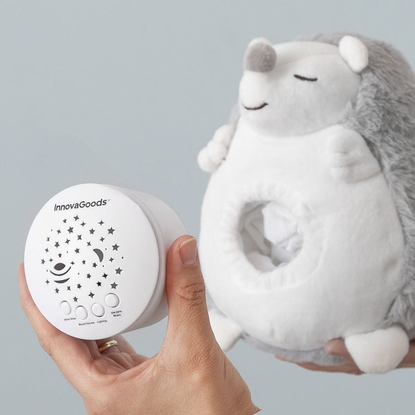 Erizo de peluche con luz y música relajantes InnovaGoods