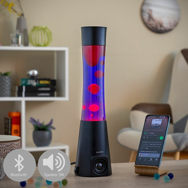 Lámpara de lava con altavoz Innovagoods