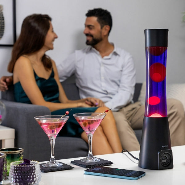 Lámpara de lava con altavoz Innovagoods