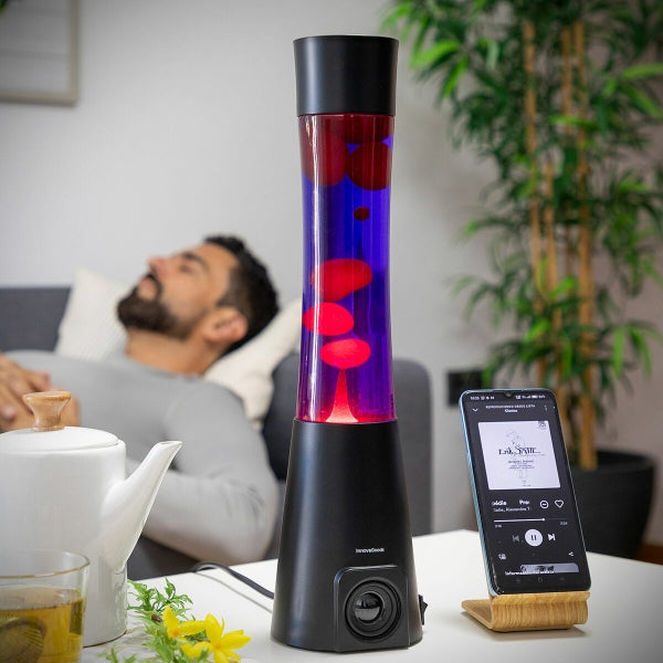 Lámpara de lava con altavoz Innovagoods