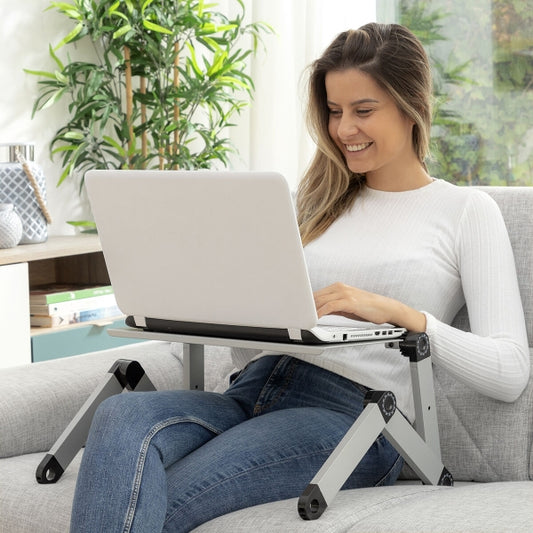 Mesa ajustable multiposición para ordenador portátil Innovagoods